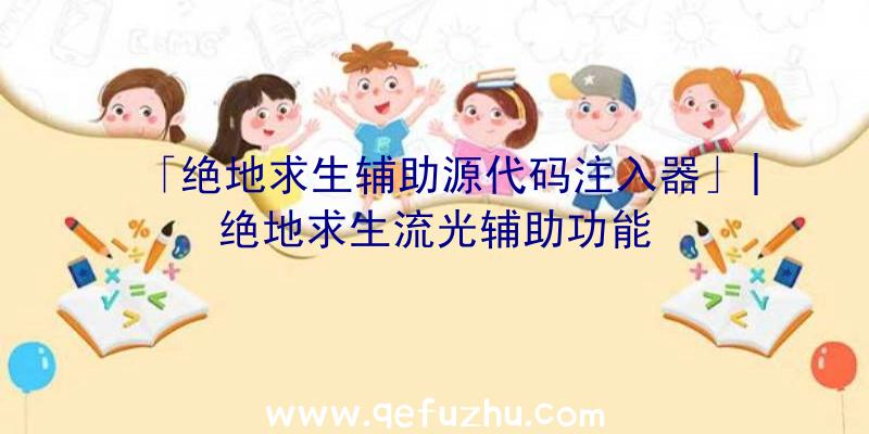 「绝地求生辅助源代码注入器」|绝地求生流光辅助功能